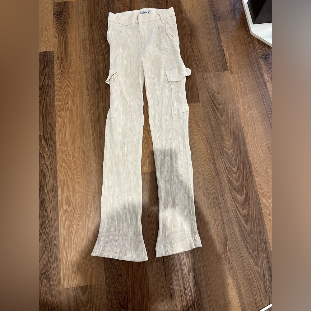 Stradivarius - Crinkle Pants